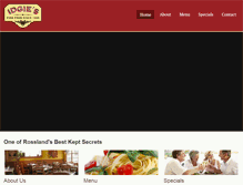 Tablet Screenshot of idgiesrestaurant.com